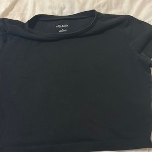 black Crop Top
